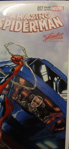 Amazing Spider-Man #17 2016 Fan Expo Humberto Ramos Stan Lee Collectibles Cover