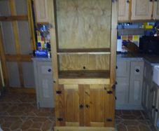 pine cabinet measurements  H 184cm  W 77cm  D 41cm
