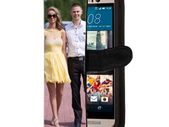 HTC ONE M9 - Personalised Leather wallet case - Front print