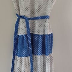1970s Vintage Polka Dot Summer Dress