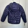 Purple winter jacket for a girl, with hood, 116cm (5-6 years) Image 3