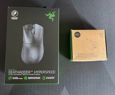 Razer Deathadder V3 Hyperspeed + Hyperpolling Dongle + Razer Gigantus V2 XXL Mousepad