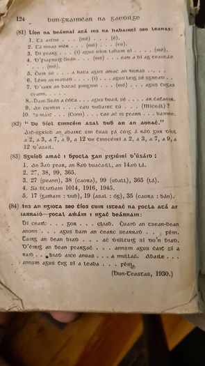 Irish Grammer Book. 1930. Anyone Interest. Make An Offer.