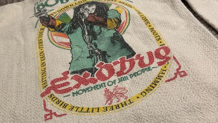 BOB MARLEY European Tour 1977 heavyweight 100% cotton hoodie music icon memorabilia