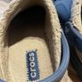 Crocs lined navy blue denim colour  size UK 4 Image 9