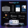 9000L Native HD 1080P Wifi Bluetooth Projector 4k Support, Zoom & Sleep Timer Supports Outdoor Movie Projector, 300" Display Home Projector Compatible w/TV Stick, PC, DVD, Extra Bag Include Image 2
