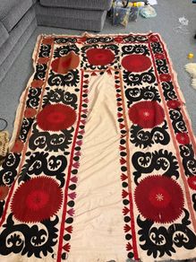 Gorgeous Tashkent Suzani (Hand Embroidery)  Early 20th Century