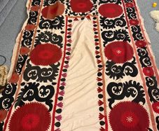 Gorgeous Tashkent Suzani (Hand Embroidery)  Early 20th Century