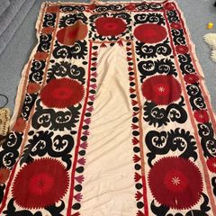 Gorgeous Tashkent Suzani (Hand Embroidery)  Early 20th Century