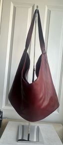 Burgundy leather bag from Muubaa