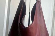 Burgundy leather bag from Muubaa