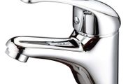 Griferias Single Lever Bathroom Tap Silver Chrome