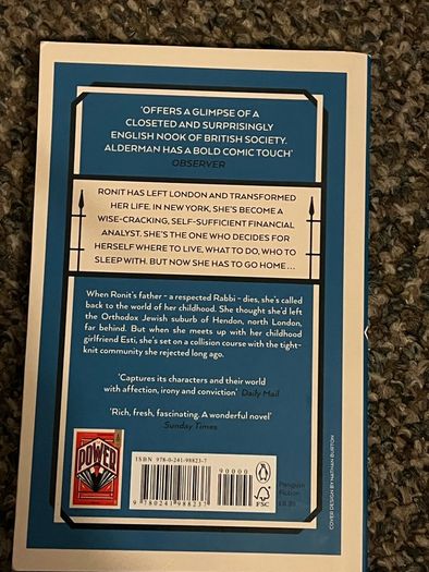 Disobedience Naomi Alderman Paperback Book Author of The  Power