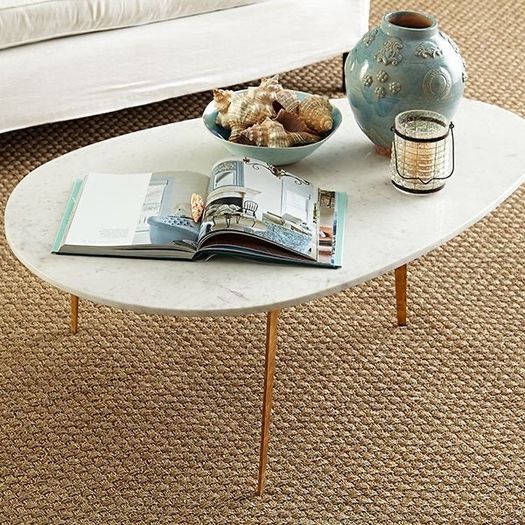 Marble coffee table