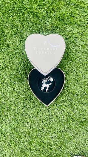 Lovely Poodle Keyring with diamantes