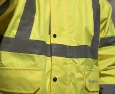 Hi-Vis Jacket New_Yellow Fleece Lined