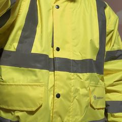Hi-Vis Jacket New_Yellow Fleece Lined