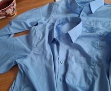 2 x dunnes stores blues shirt