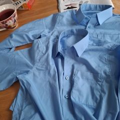 2 x dunnes stores blues shirt