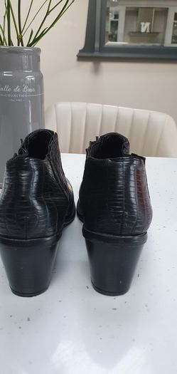 Seven7 black shoe boots Sz 7.5 - Bnwot Rrp 59.99