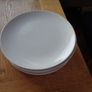 White Dinner Plates x 6 for Sale Image 4