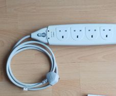 BELKIN Surge Protected 4-Socket Extension Lead with Ethernet ports  2meters long
