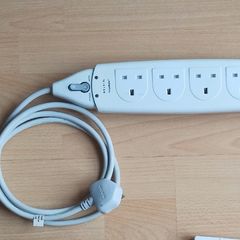 BELKIN Surge Protected 4-Socket Extension Lead with Ethernet ports  2meters long