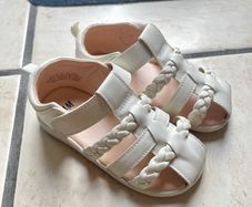 H&M Baby Girl Sandals White UK6.5/EUR23