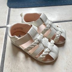 H&M Baby Girl Sandals White UK6.5/EUR23