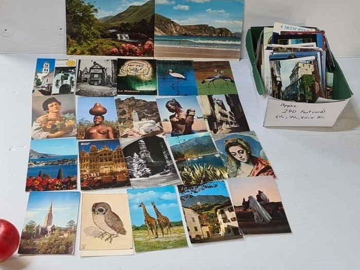 Vintage Postcards Approx 240 from 1960s to 2000s