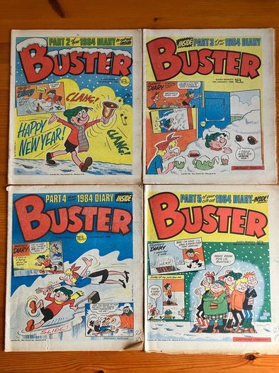 Comics: 'Buster' 1984 (18 magazines)
