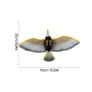Hanging Eagle Bird Deterrent, Flying Owl Repellent Scarer Emulation Flying Hawk Bird Garden Scarecrow Yard Outdoor Pest Control Image 2