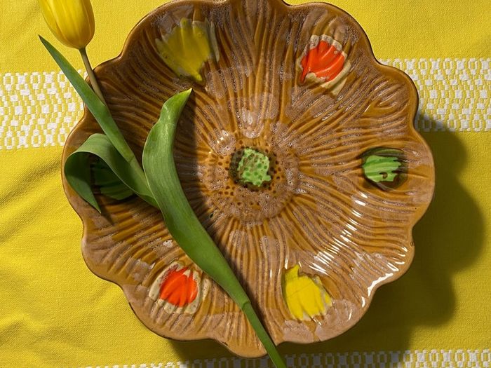 ceramic mid century platters