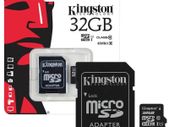 Memory Card 32 GB Kingston Canvas Select Micro SD SDHC Memory Card 80MB/s UHS-1 Class 10 With Adapter - 32GB