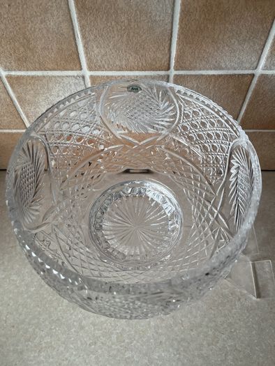Tyrone Crystal Full Lead Handmade in Ireland Large Bowl