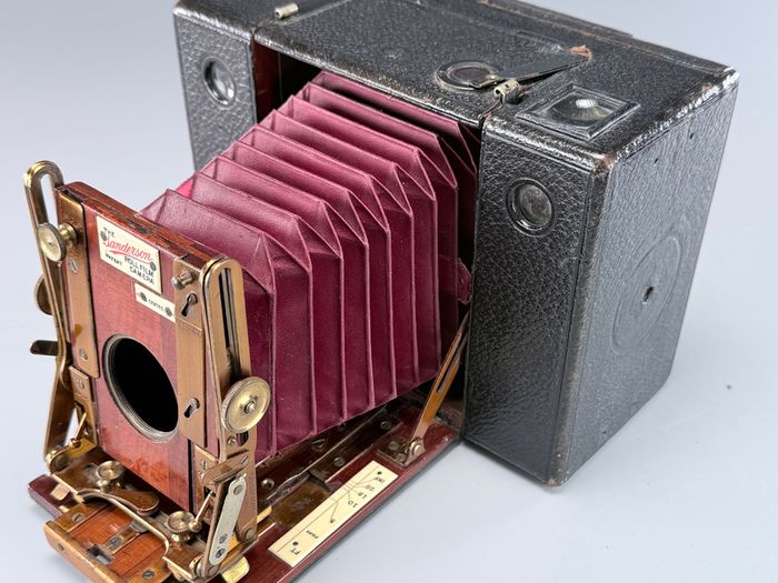 Antique Sanderson Patent Roll Film Camera
