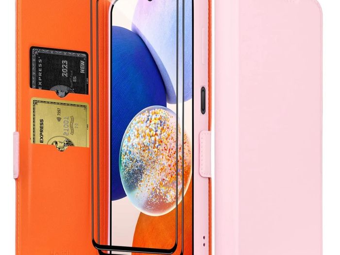 Brand New Holidi Samsung phones Book Cover, with 2 Pieces Film,