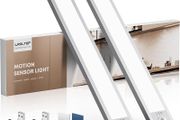 Under Cabinet Kitchen Lights Motion Sensor Dimmable 21cm 1500mAh 6500K LED Under Counter USB-C Rechargeable Wardrobe Sensor Indoor Night Lights for Kitchen Shelf Stairs Closet 2 Pack