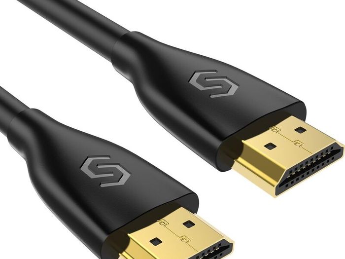 Syncwire HDMI Cable 2M HDMI Lead - Ultra High Speed 18Gbps HDMI 2.0 Cable 4K @60Hz Support Fire TV, Apple TV, Ethernet, Audio Return, Video UHD 2160p, HD 1080p, 3D, Xbox PlayStation PS5 PC -Black BRAND NEW & SEALED