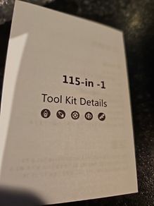 115 in 1 Tool Kit