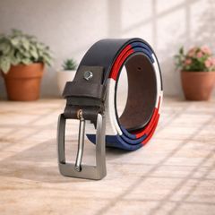 Unisex Genuine Leather Polo Belt Premium Multi-Color Designer Belt Stylish Casual & Formal Waist Belt