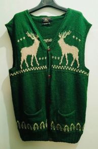Rrl Double Ralph Lauren Vintage Rindeer Wool Vest