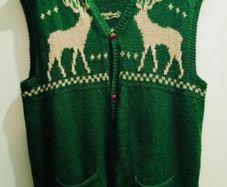 Rrl Double Ralph Lauren Vintage Rindeer Wool Vest