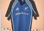 Vintage New zealand all blacks rugby shirt jersey Black and blue Size Medium 2003