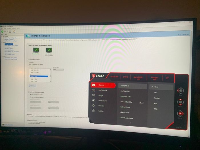 MSI Optix G24C4 24" Curved Gaming Monitor 144Hz