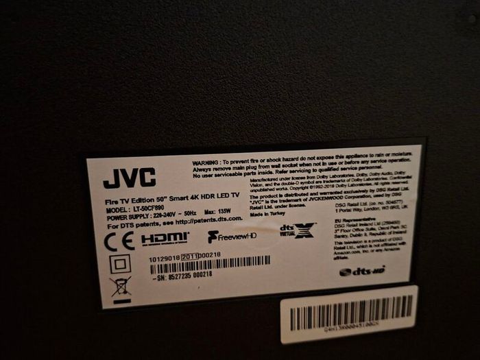 JVC 50 inch Smart TV