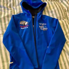 Rally of the Lakes 40th Anniversary soft shell jacket Small Adult 13-14yrs
