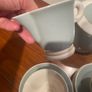 27 piece vintage French coffee set c.1930s,in sage green Image 4