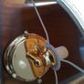 Brass & Half Shade Wall light Image 2