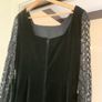 vintage Leshgold London 1960s velvet dress Image 4